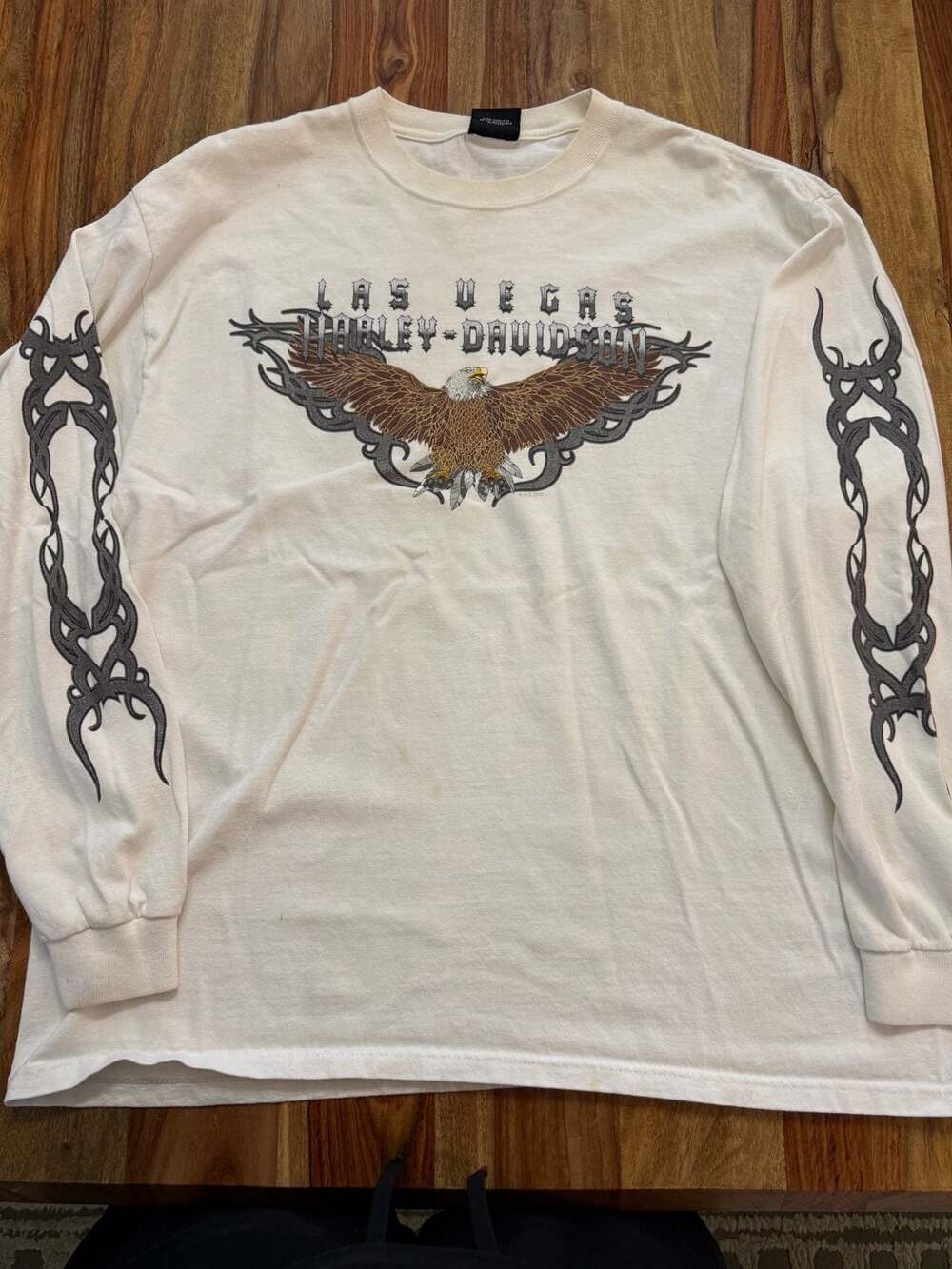 Vintage Harley-Davidson Las Vegas Long Sleeve W/ Tribal Sleeve